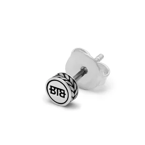 Buddha to Buddha 417 Barbara Logo Earstud Single Piece