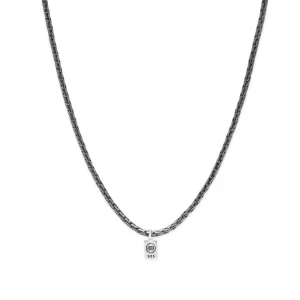 Buddha to Buddha Ketting 718BRS George XS Necklace Black Rhodium 60cm