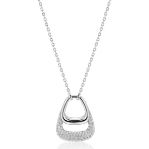 Zinzi Collier ZIC2806 Zilver Moderne Hanger Zirkonia