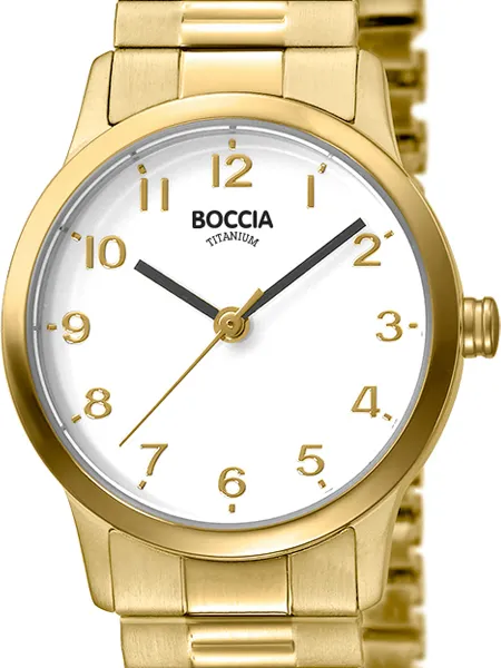 Boccia 3318-02 horloge dames titanium verguld - Afbeelding 4