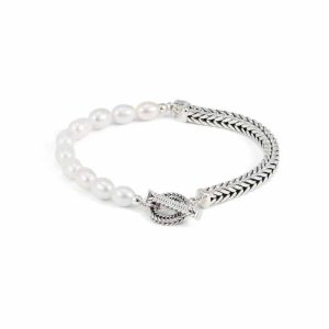 Buddha to Buddha Armband J129 E Barbara XS Pearl 19cm