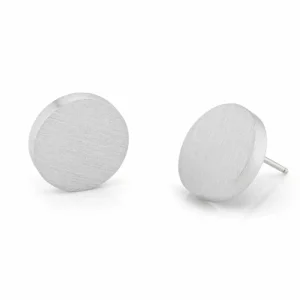 Clic Oorknoppen ROMEE O53 Rond zilver