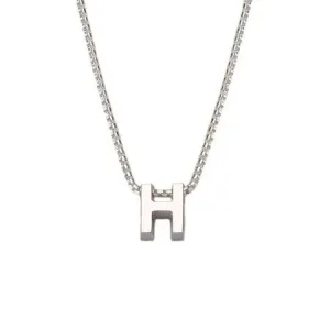 JOY de la LUZ Initials Si-H letter H ketting 38-41cm