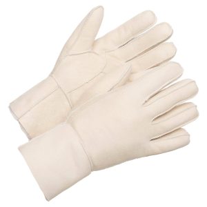Liv (Suede) – Luxueuze Lederen Dames Handschoenen met Warme Lamswollen Voering