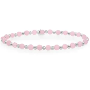 Sparkling Jewels Additional Rose Quartz Interstellar Armband SB-GEM13-3MM-MIX