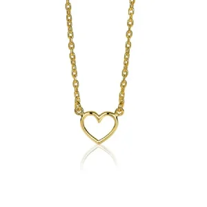 Zinzi Collier ZIC1420G Verguld met Hartje