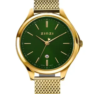 Zinzi Classy horloge ZIW1035M Goud Groen