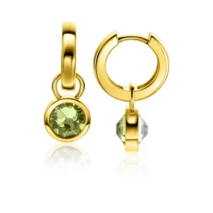 Zinzi Creoolhanger ZICH1006G Wit Groen